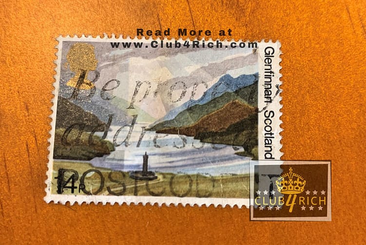 1981 UK 14p Glenfinnan, Scotland Stamp